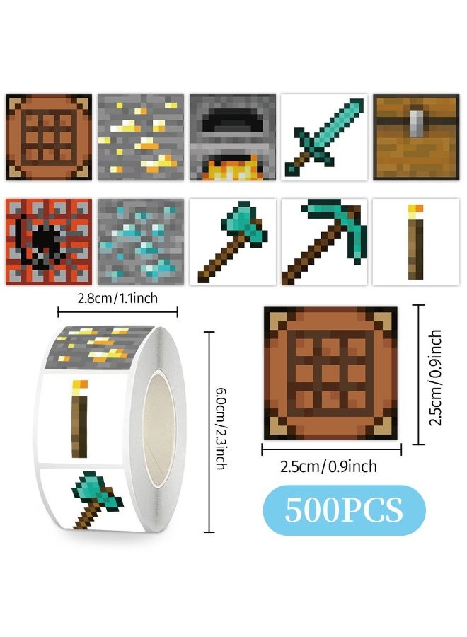 لوكسا 1000 قطعة ملصقات أدوات ألعاب MC - Image 3